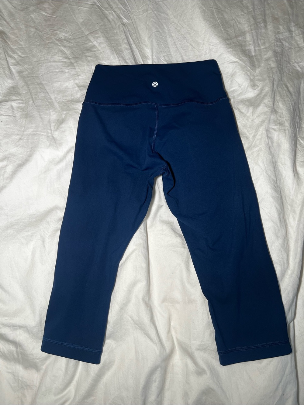 Blue Lululemon align cropped leggings
